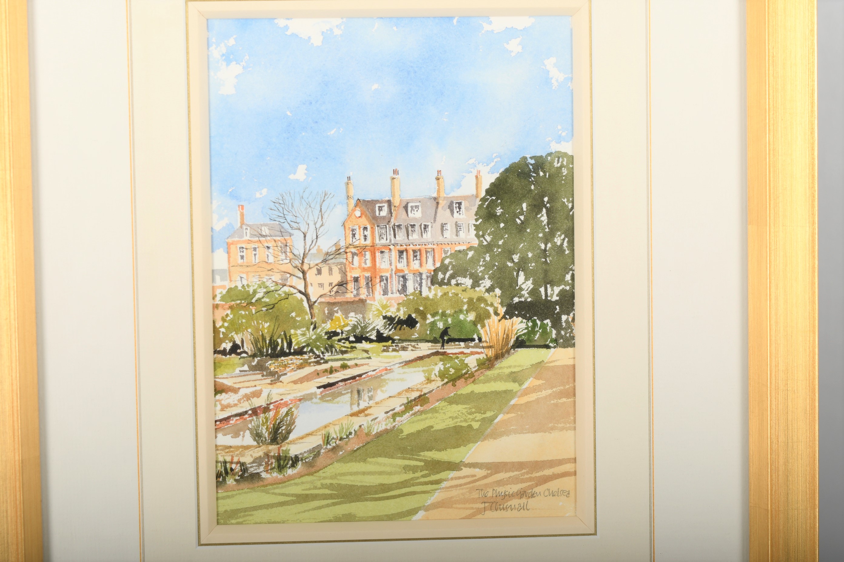 Original Watercolour by John Chisnall titled "The Physic Garden, Chelsea" - Image 2 of 5