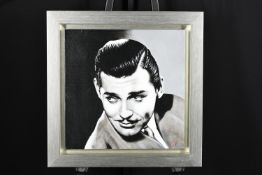 Original Oil Painting by Terence Vickress - Clark Gable