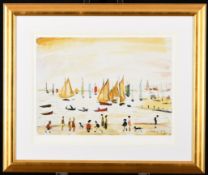Limited Edition by L.S. Lowry "Yachts, 1959"