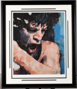 Mick Jagger Limited Edition by the Late Sidney Maurer ""Get off of my Cloud""