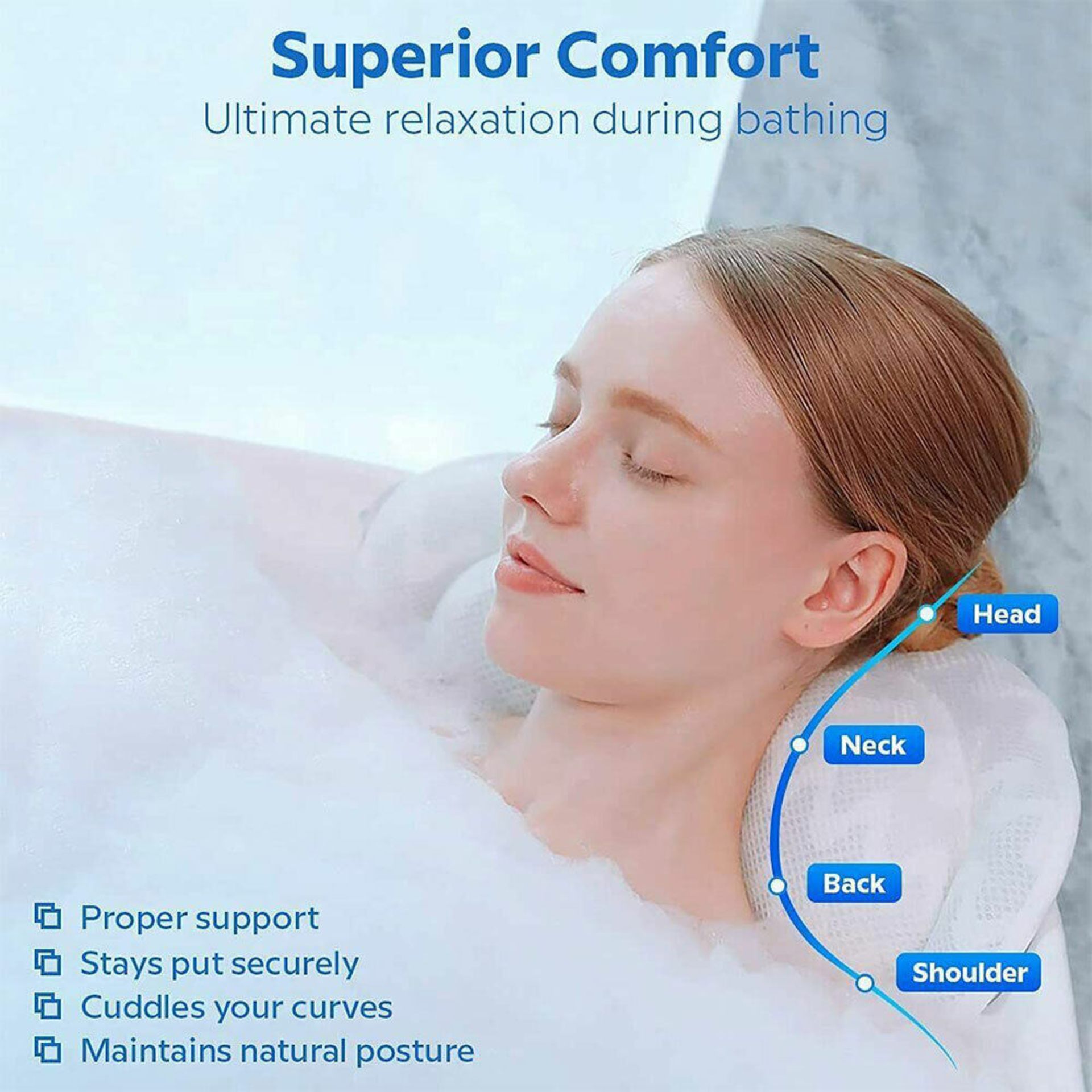 Rackdoor Bath Pillow - Image 3 of 3