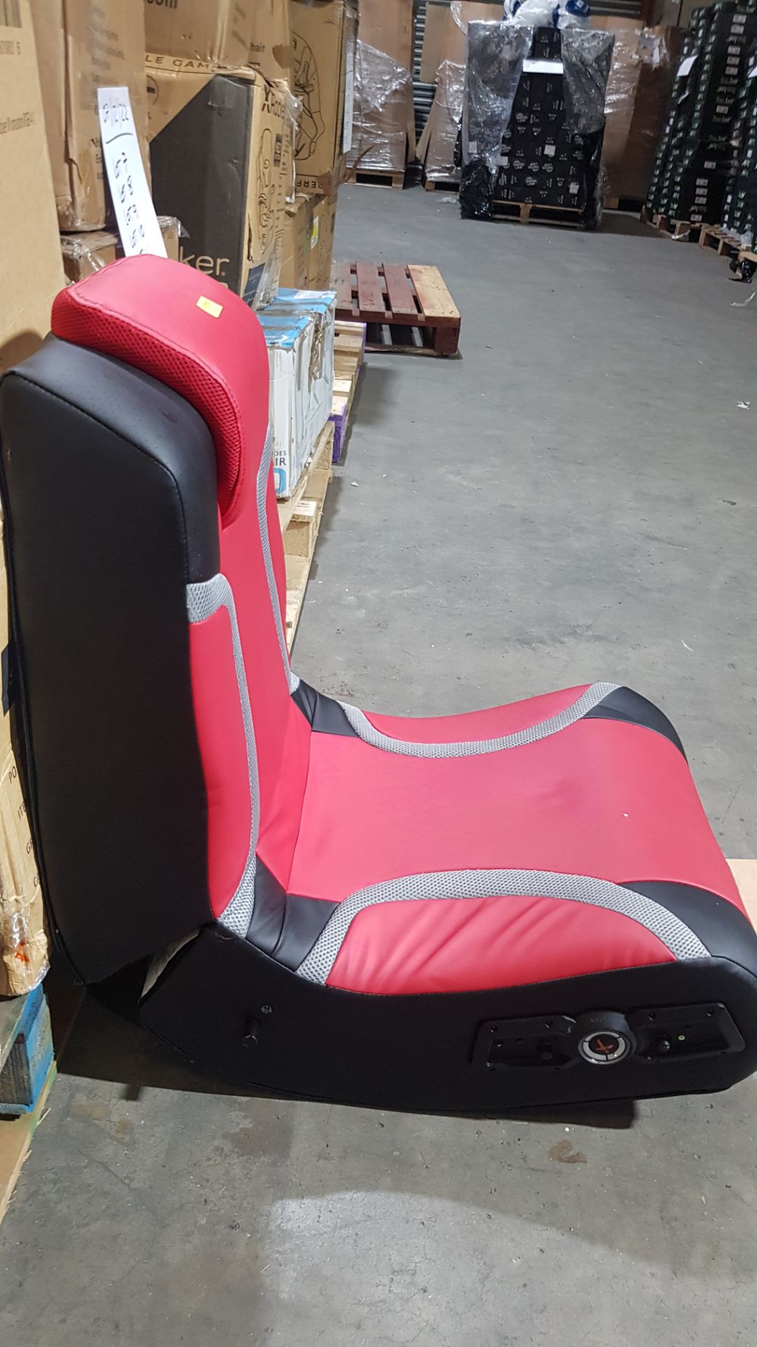 Title: (28/R3) RRP £169X Rocker Vision 2.1 Gaming Chair (Red/Black/Grey)2.1 Surround - Image 12 of 17