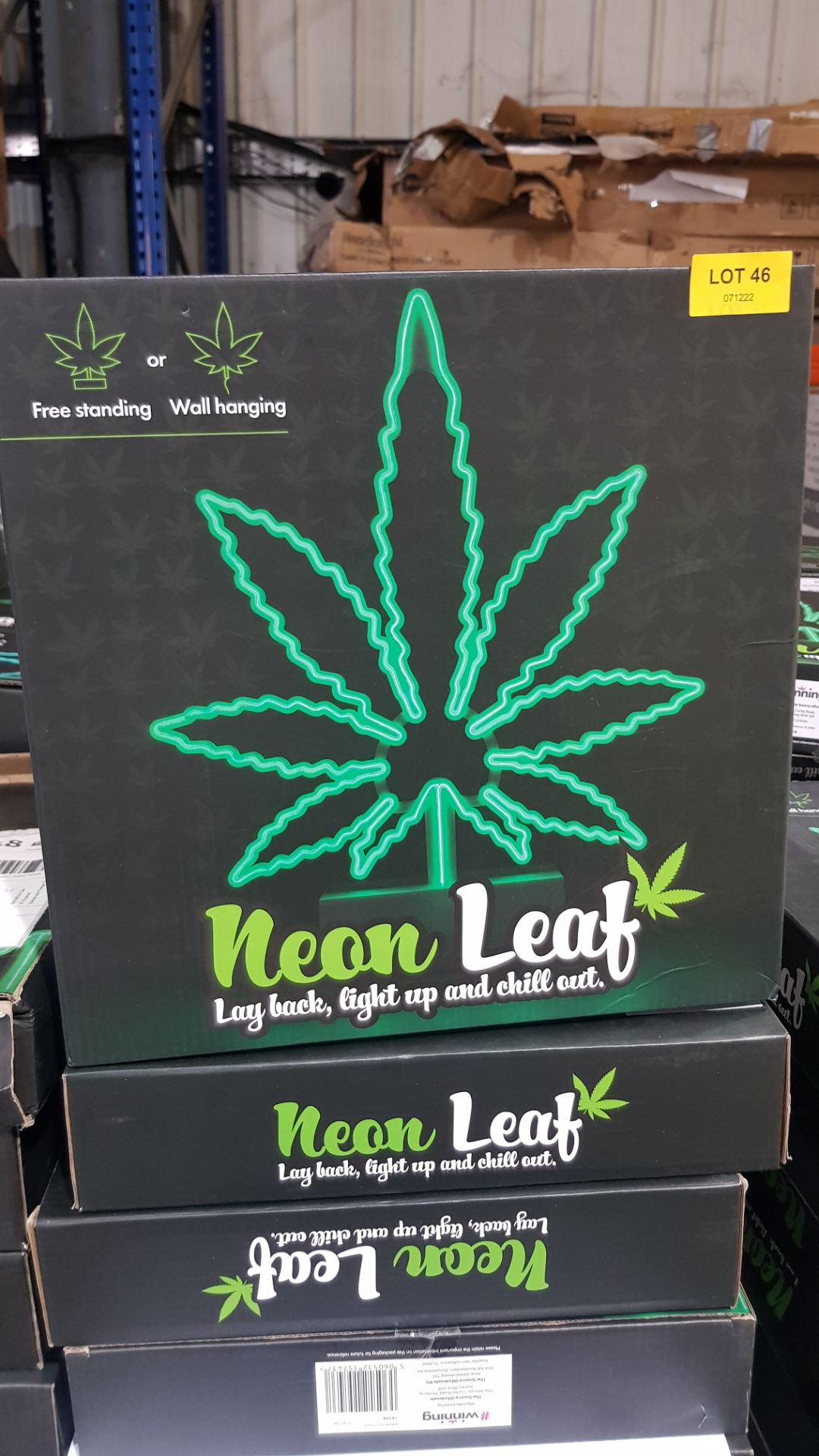 Title: (46/P) Lot RRP £20010x #winning Neon Marijuana Leaf Deco Light RRP £20 Each(All Units - Image 5 of 5