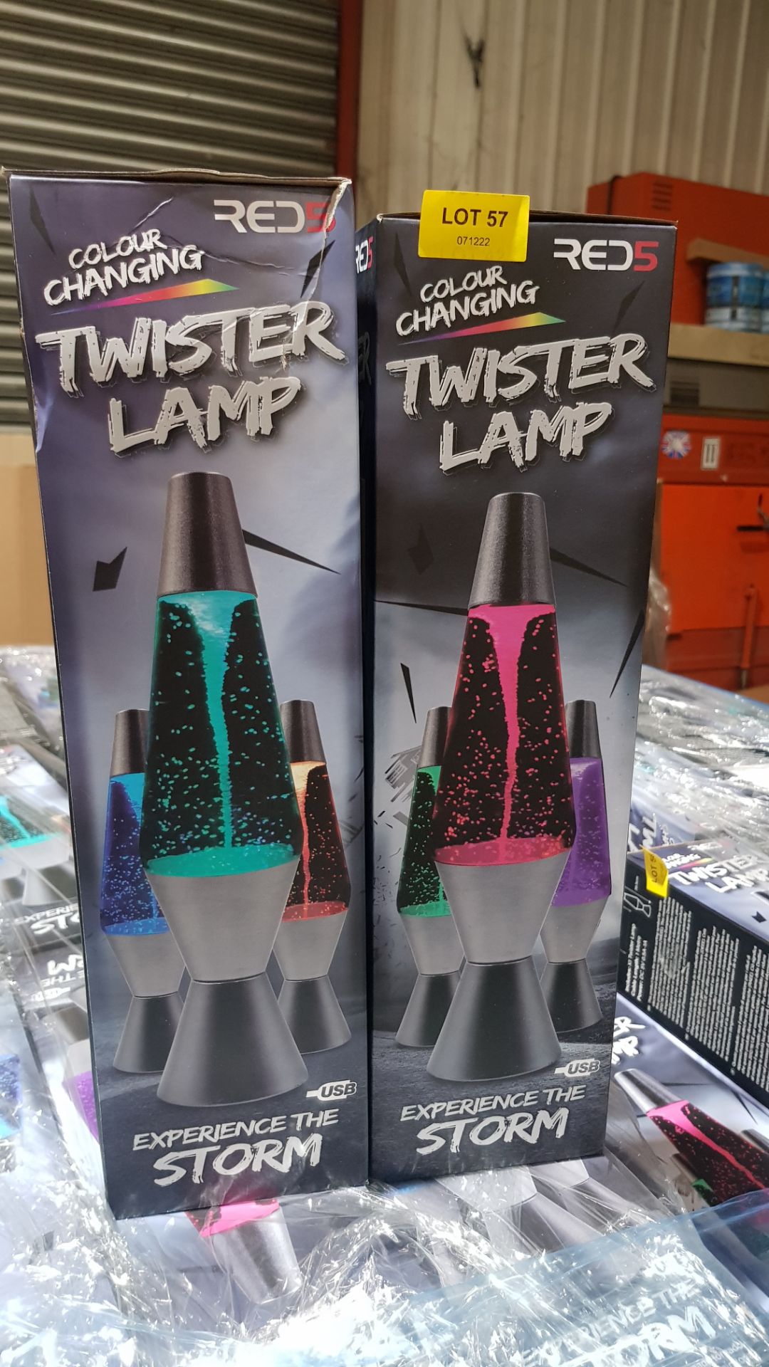 Title: (57/P) 10x Red5 Colour Changing Twister Lamp RRP £20 Each (All Units Have Return To - Image 5 of 5