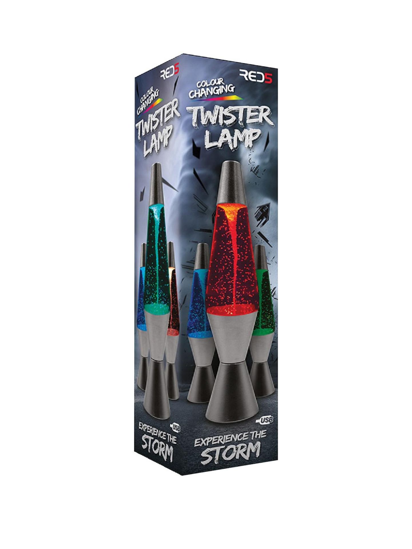 Title: (119/P) 10x Red5 Colour Changing Twister Lamp RRP £20 Each (All Units Have Return To