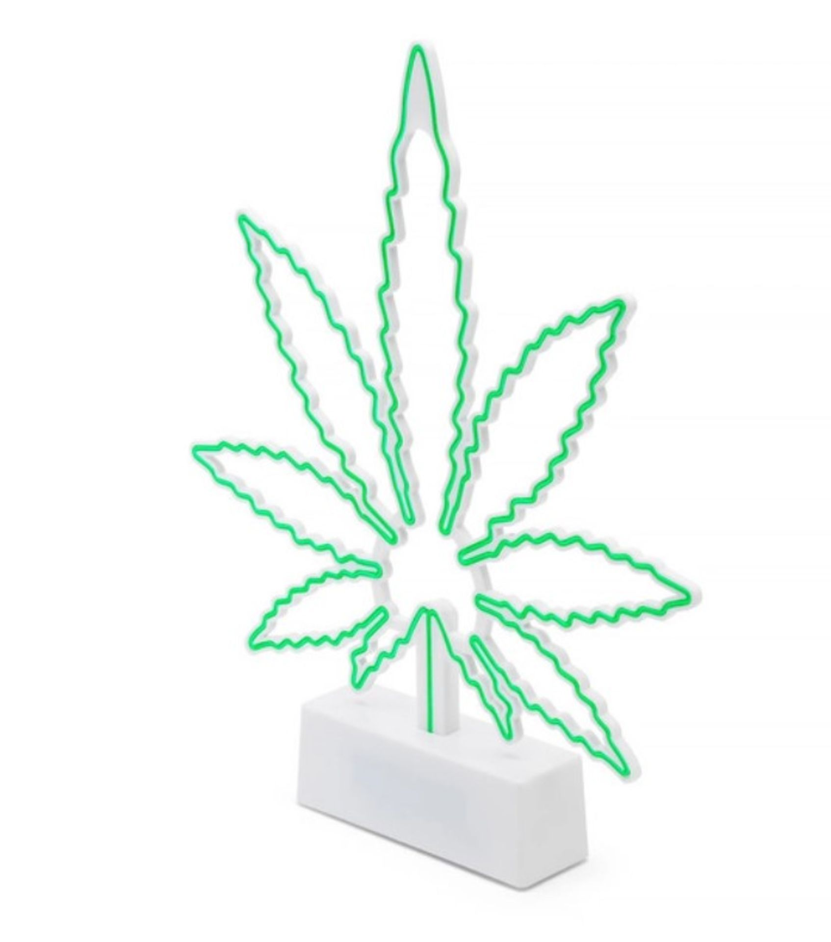 Title: (47/P) Lot RRP £20010x #winning Neon Marijuana Leaf Deco Light RRP £20 Each(All Units - Image 4 of 5
