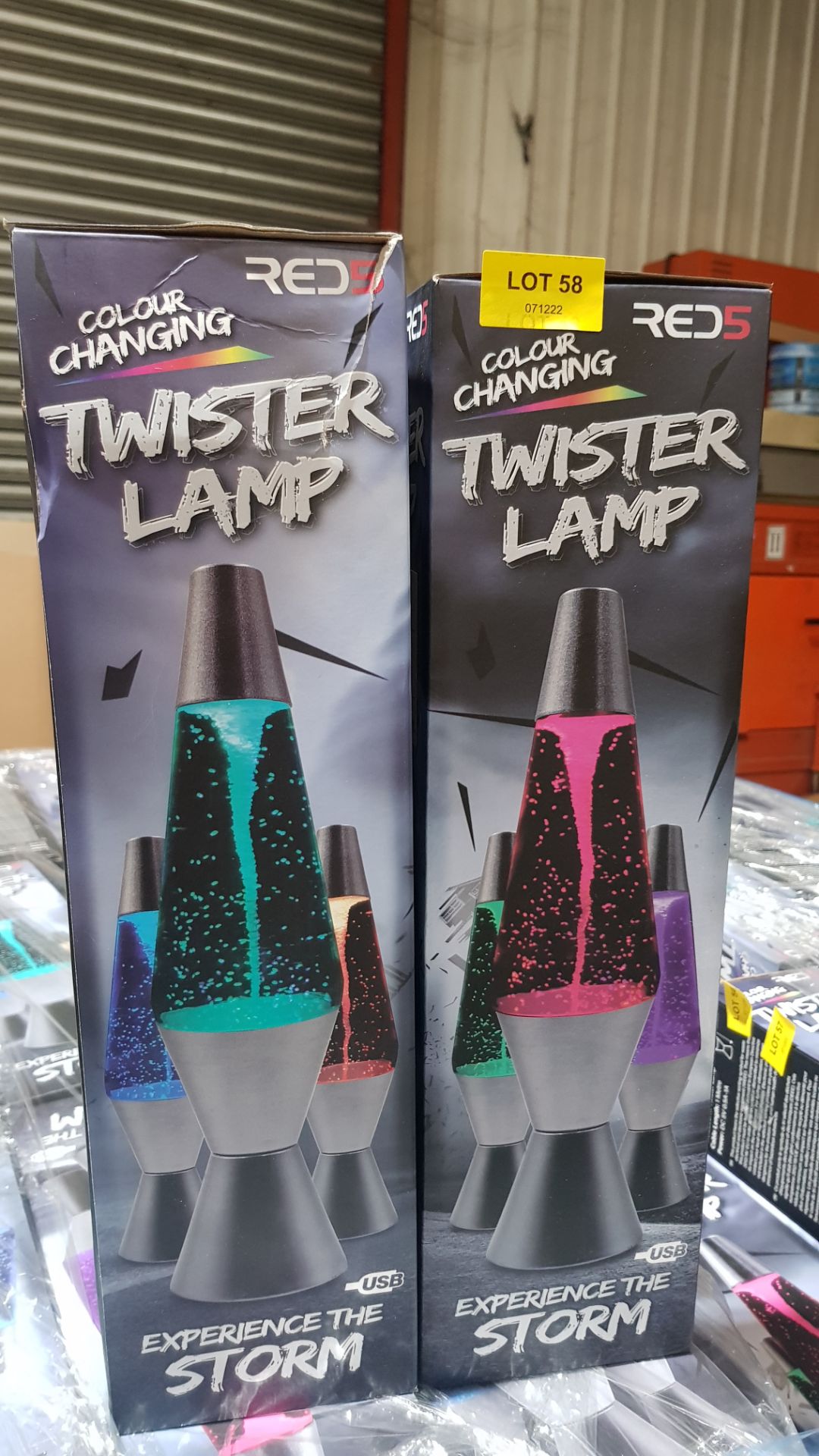 Title: (58/P) 10x Red5 Colour Changing Twister Lamp RRP £20 Each (All Units Have Return To - Image 5 of 5