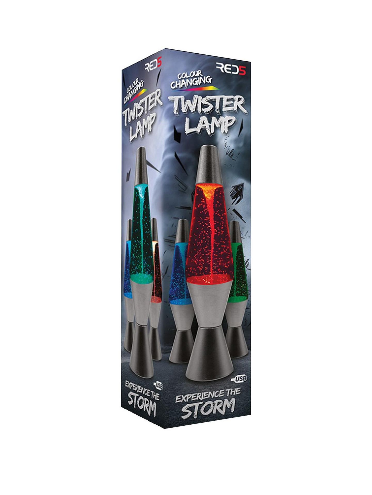 Title: (87/P) 10x Red5 Colour Changing Twister Lamp RRP £20 Each (All Units Have Return To