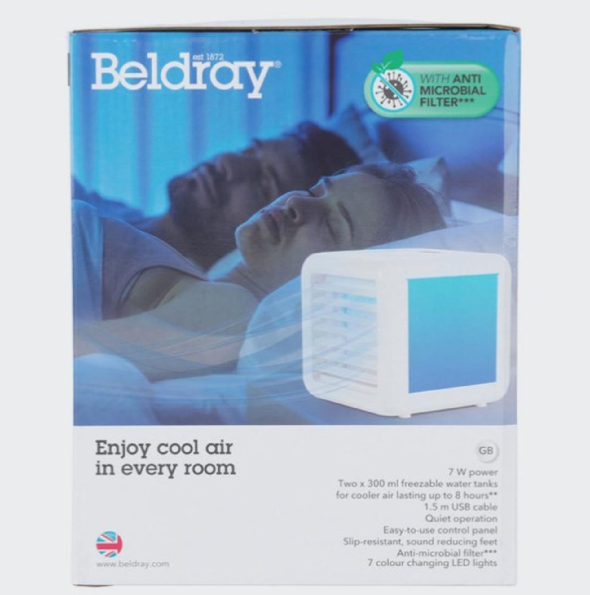 Title: (101/11C) Lot RRP £1755x Beldray Ice Cube Plus Personal Space Cooler LED RRP £35 Each(All - Image 3 of 4