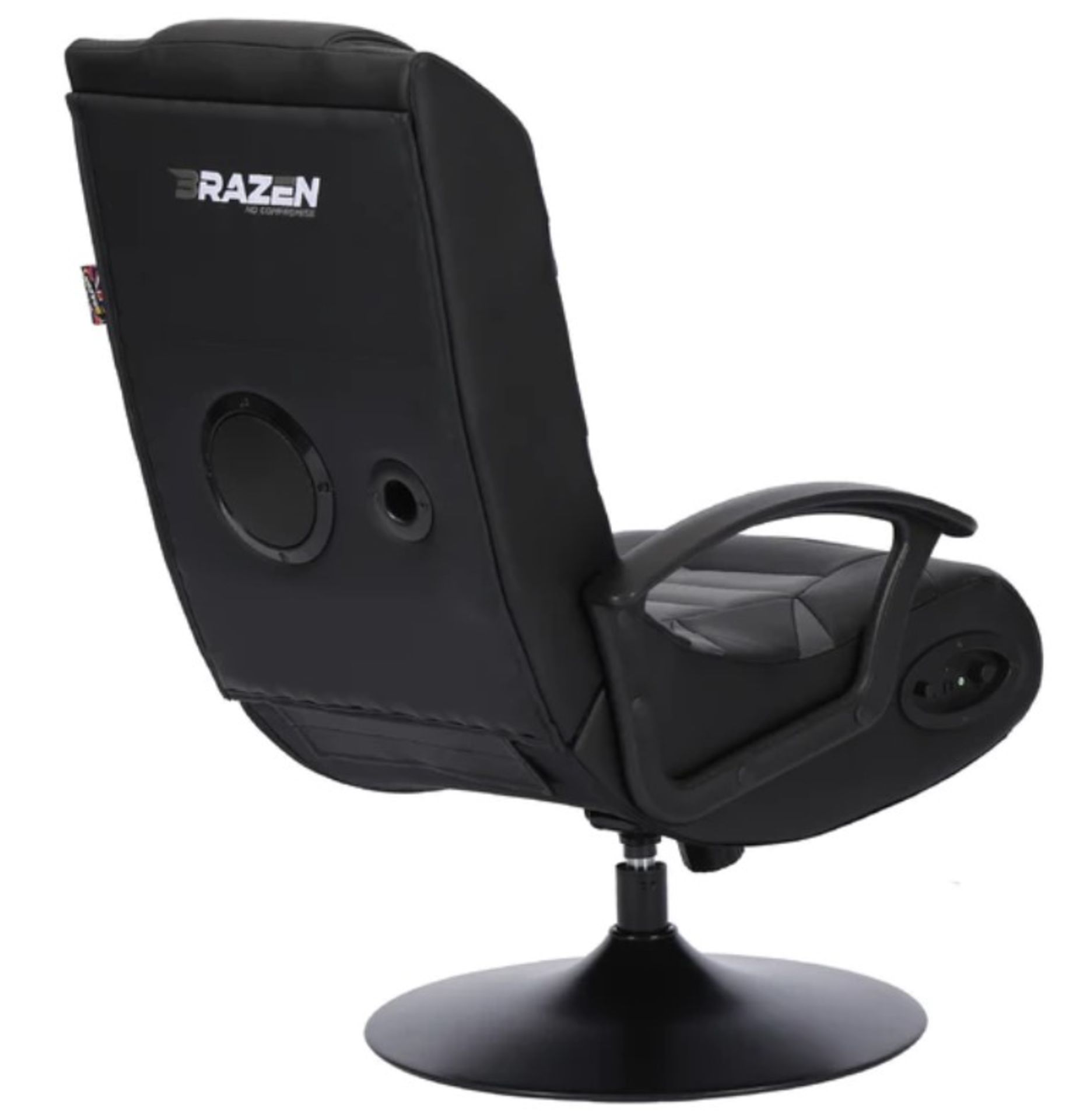 Title: (29/R3) RRP £149Brazen Pride 2.1 Gaming Chair (Black/Grey)(H92x W54x L68cm)2.1 - Image 3 of 12