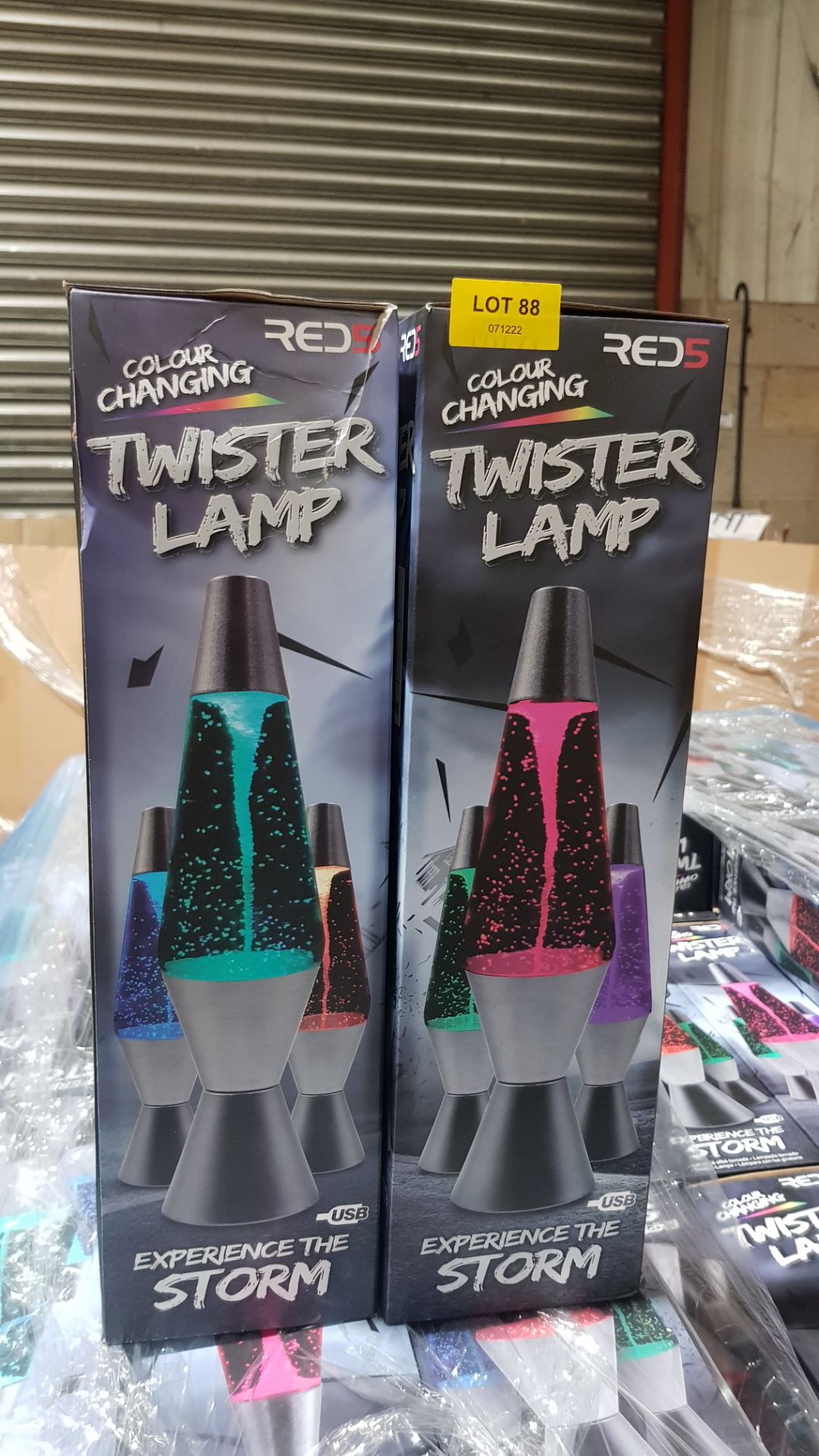 Title: (88/P) 10x Red5 Colour Changing Twister Lamp RRP £20 Each (All Units Have Return To - Image 5 of 5