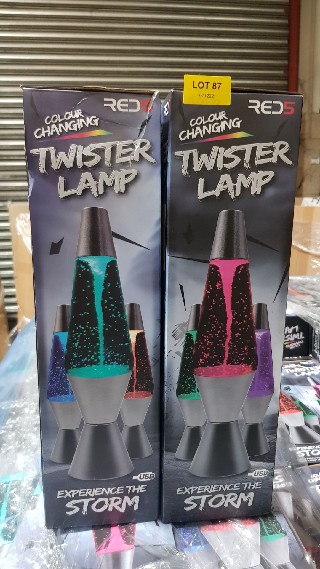 Title: (87/P) 10x Red5 Colour Changing Twister Lamp RRP £20 Each (All Units Have Return To - Image 5 of 5