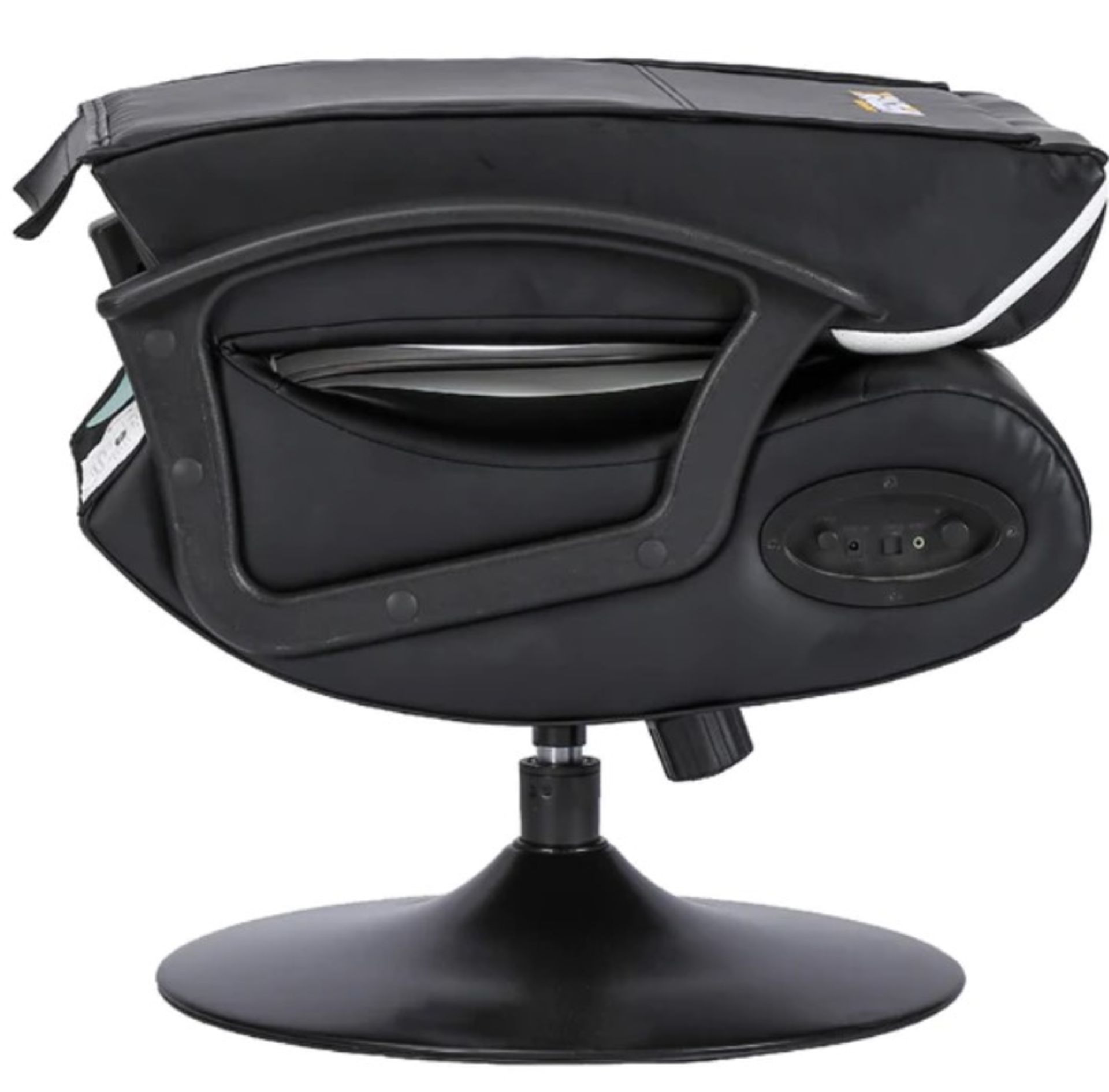 Title: (11/P) RRP £190Brazen Stag 2.1 Bluetooth Surround Sound Gaming Chair (Black/White)(H92x - Image 4 of 12