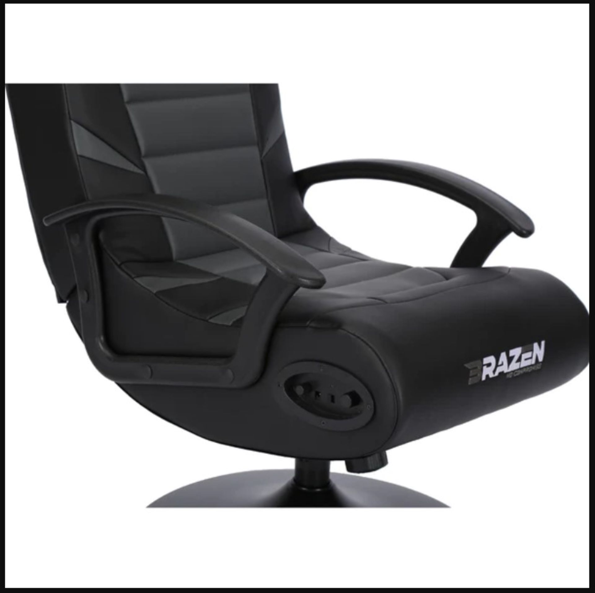 Title: (29/R3) RRP £149Brazen Pride 2.1 Gaming Chair (Black/Grey)(H92x W54x L68cm)2.1 - Image 4 of 12