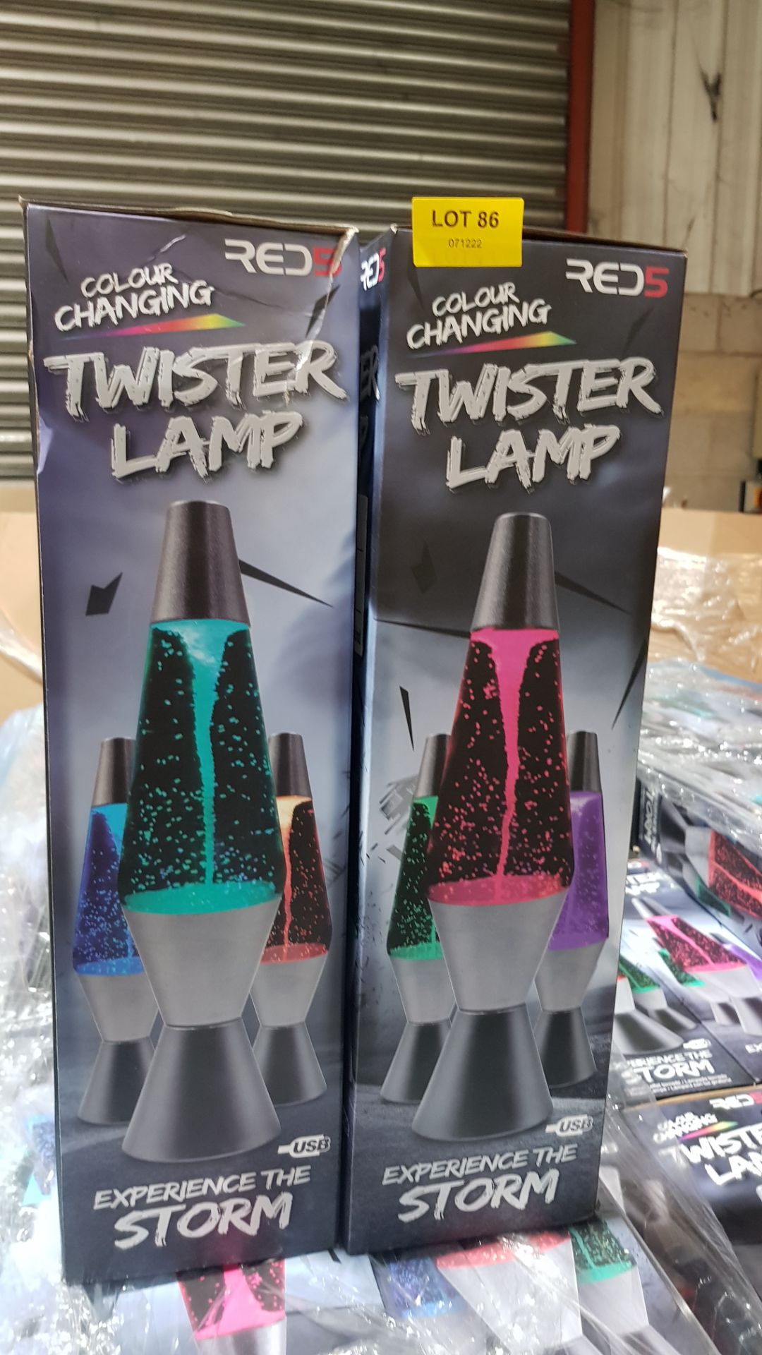 Title: (86/P) 10x Red5 Colour Changing Twister Lamp RRP £20 Each (All Units Have Return To - Image 5 of 5