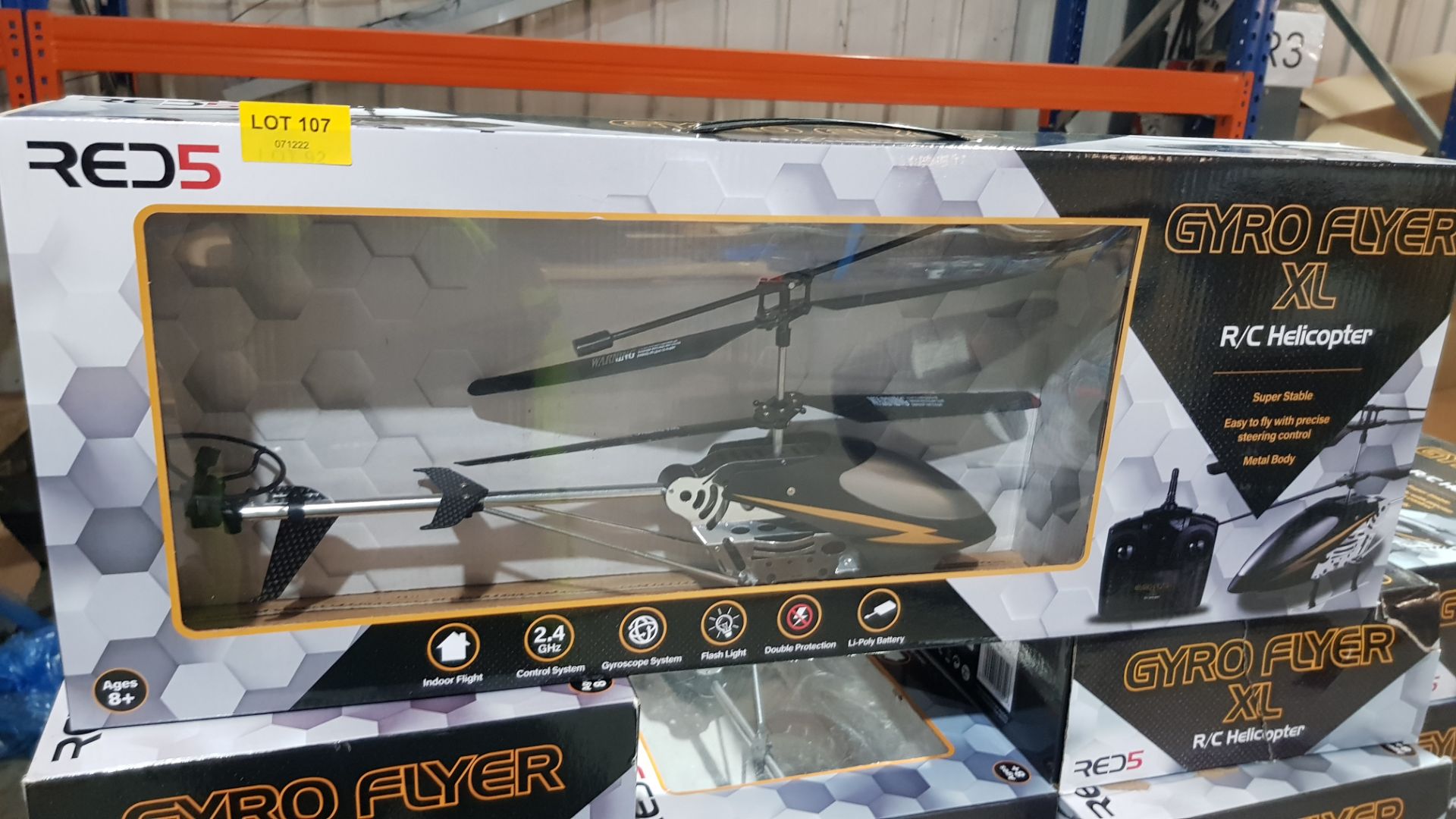 Title: (107/P) Lot RRP £1203x Red5 Gyro Flyer XL RC Helicopter RRP £40 Each(All Units Have - Image 4 of 4