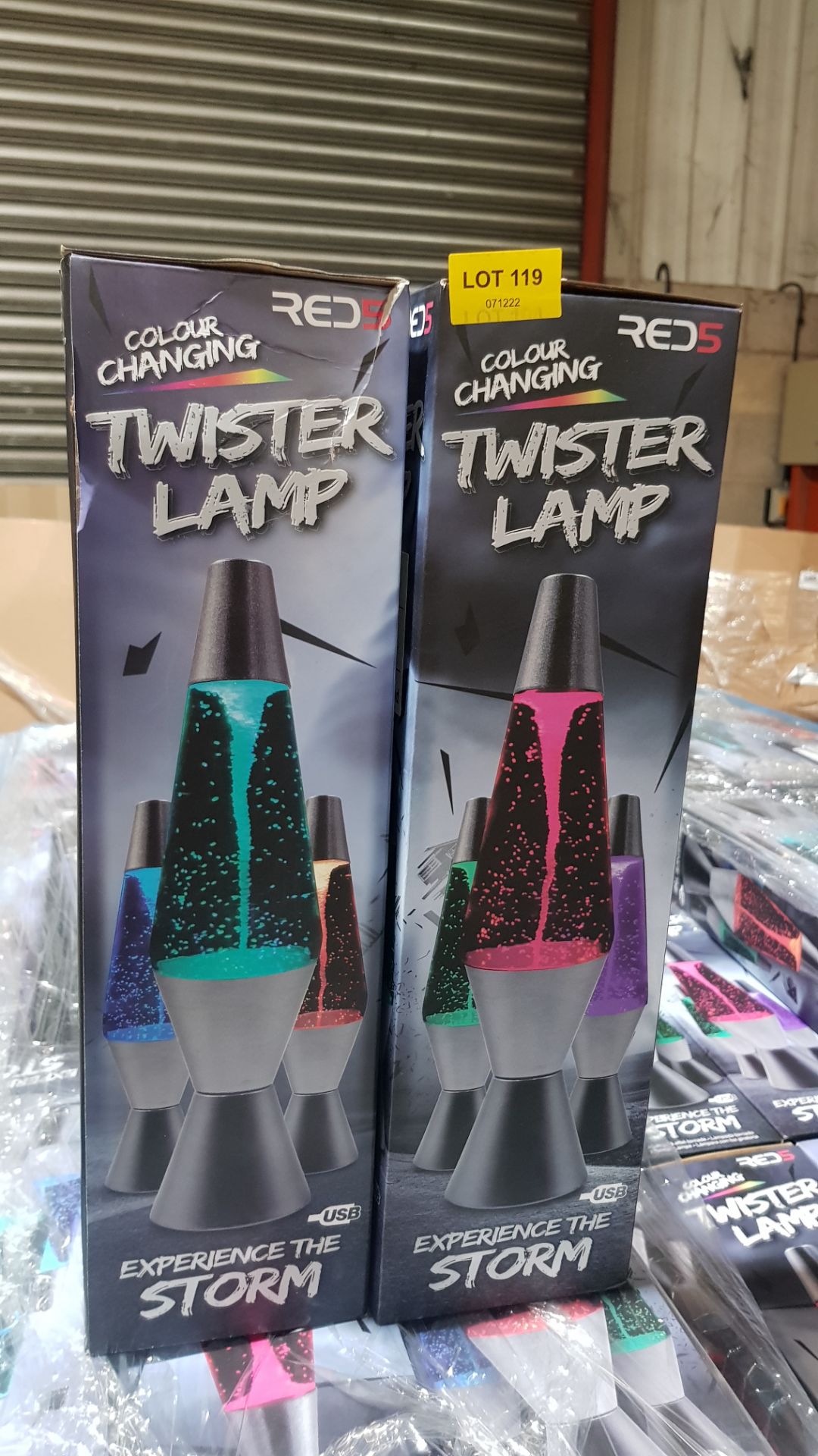 Title: (119/P) 10x Red5 Colour Changing Twister Lamp RRP £20 Each (All Units Have Return To - Image 5 of 5
