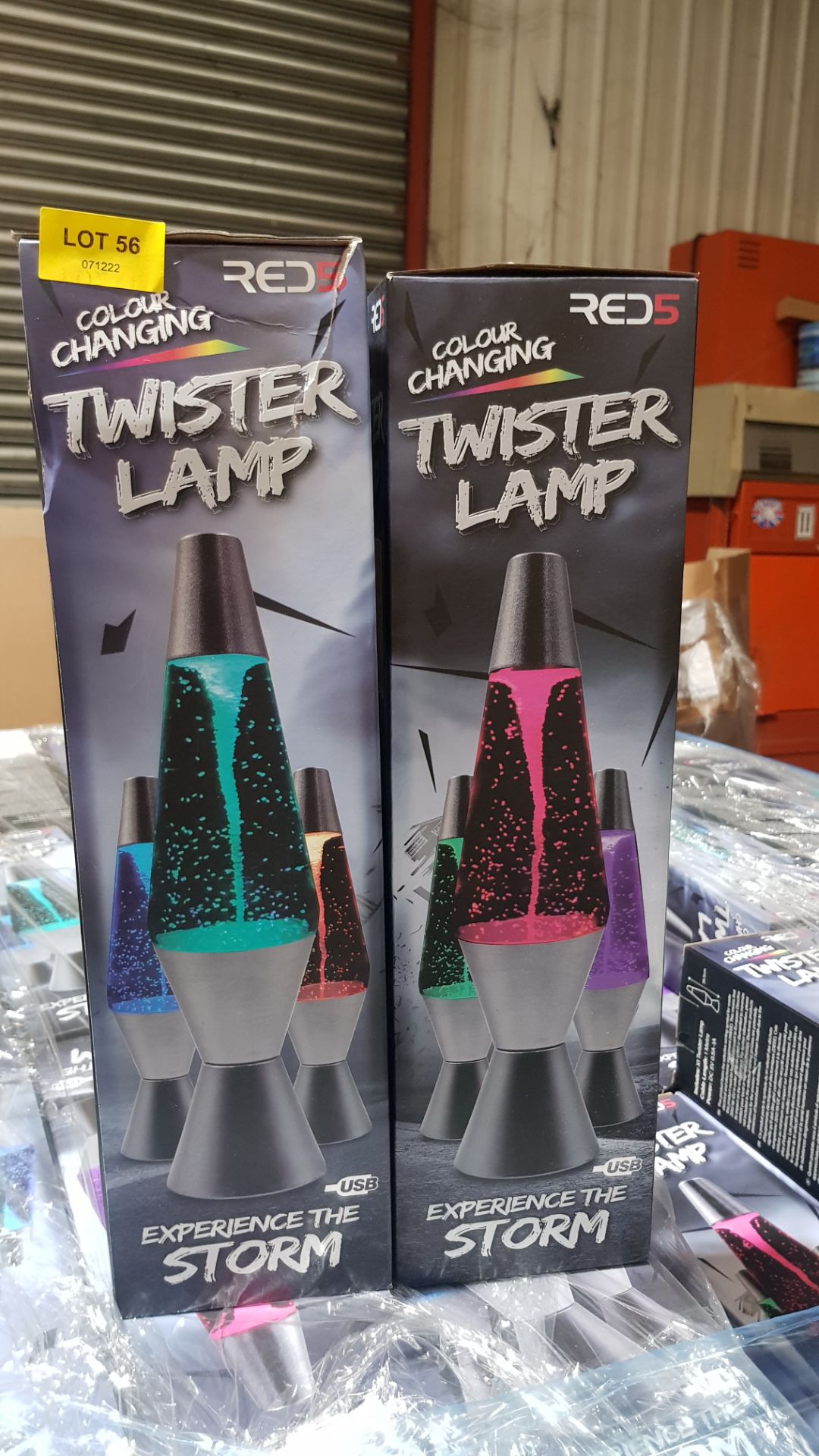 Title: (56/P) 10x Red5 Colour Changing Twister Lamp RRP £20 Each (All Units Have Return To - Image 5 of 5