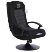 Title: (10/P) RRP £190Brazen Stag 2.1 Bluetooth Surround Sound Gaming Chair (Black/Grey)(H92x