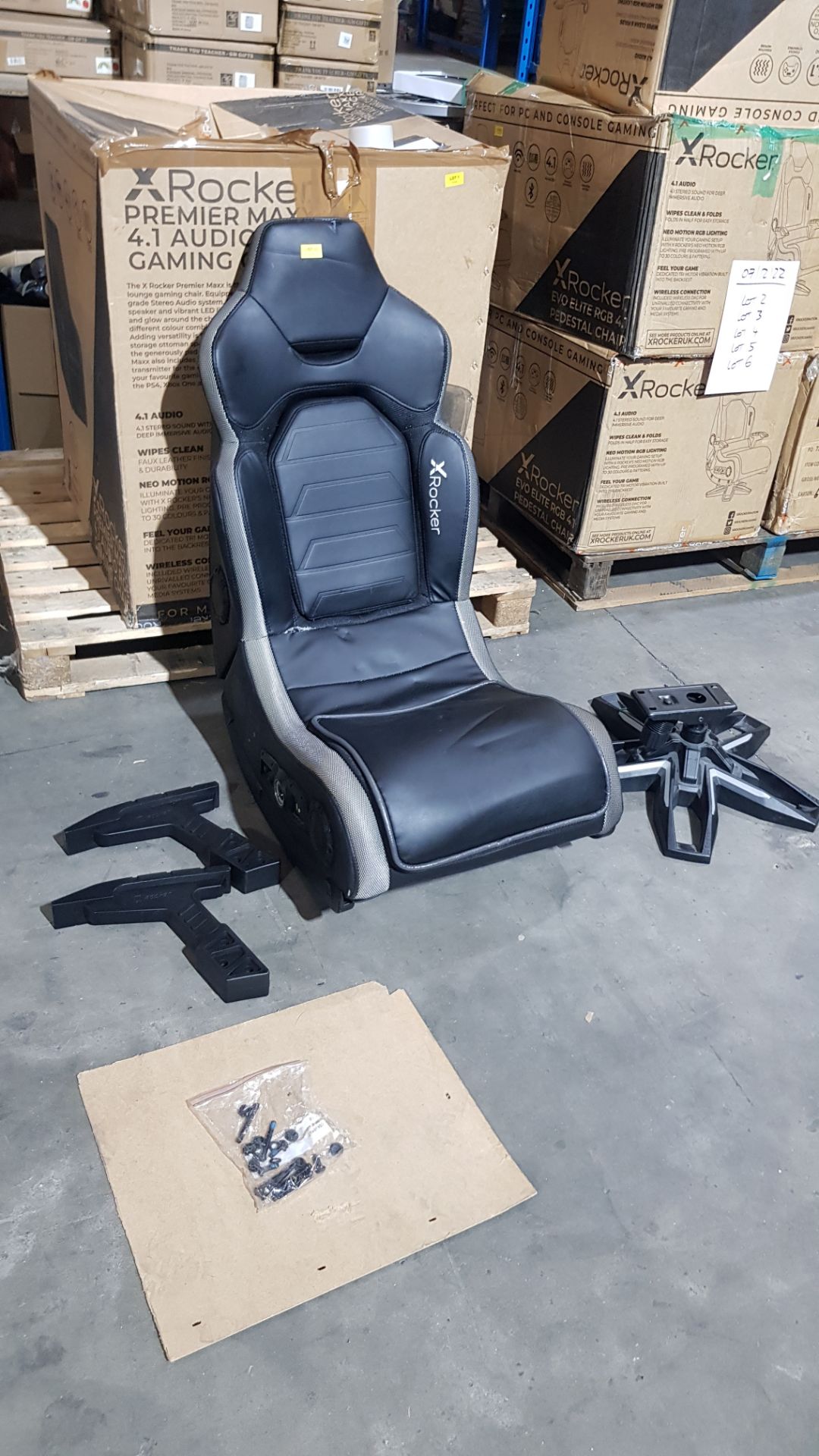 Title: (33/R3) RRP £350X Rocker Evo Elite RGB 4.1 Wireless Gaming Chair With LED Lights(84x 85x - Image 9 of 19