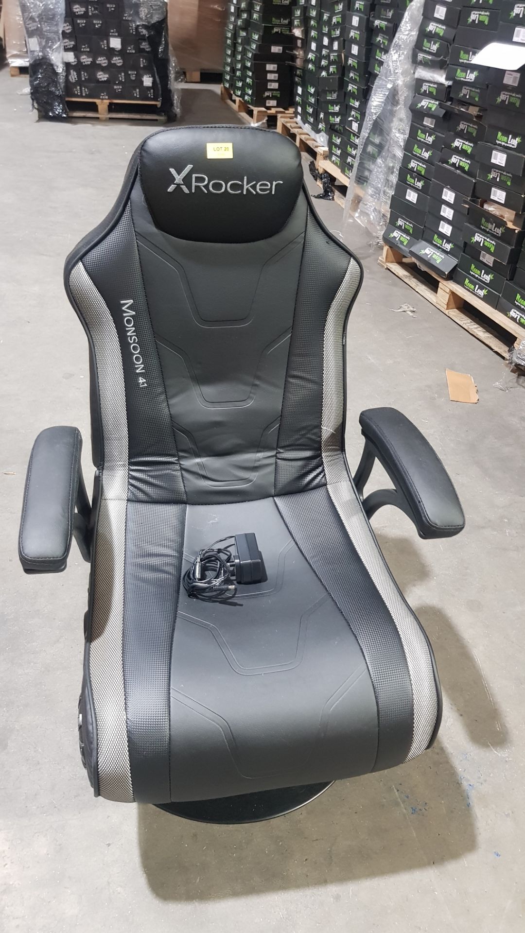 Title: (20/P) RRP £300X Rocker Monsoon RGB 4.1 Gaming ChairDedicated Gaming Chair With LED - Image 5 of 12