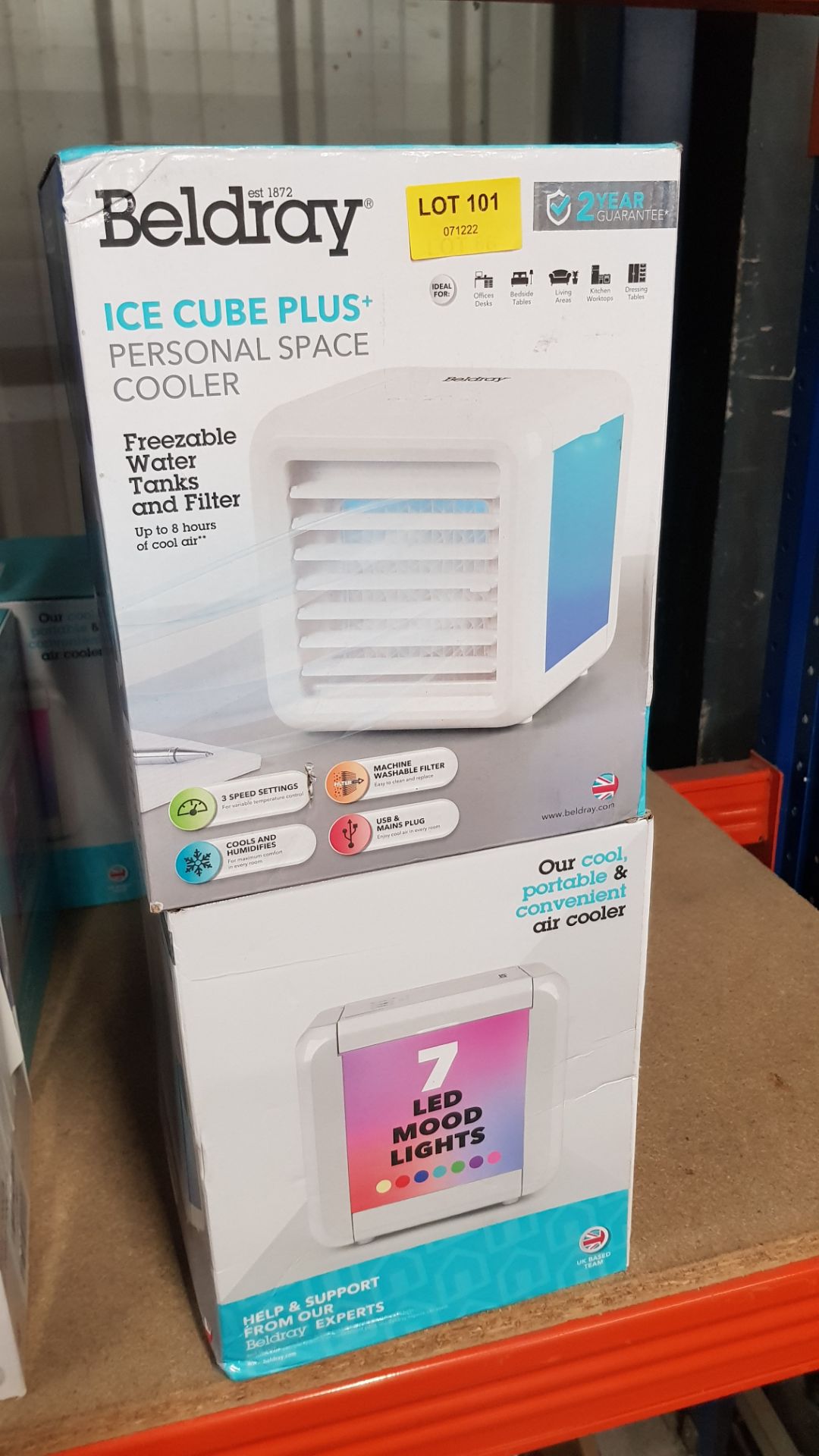 Title: (101/11C) Lot RRP £1755x Beldray Ice Cube Plus Personal Space Cooler LED RRP £35 Each(All - Image 4 of 4