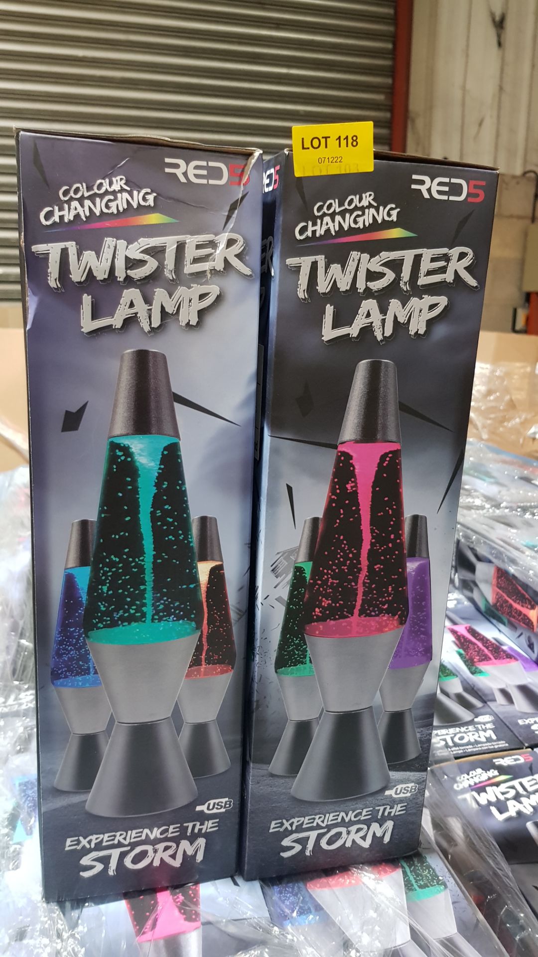 Title: (118/P) 10x Red5 Colour Changing Twister Lamp RRP £20 Each (All Units Have Return To - Image 5 of 5