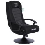Title: (12/P) RRP £190Brazen Stag 2.1 Bluetooth Surround Sound Gaming Chair (Black/Grey)(H92x