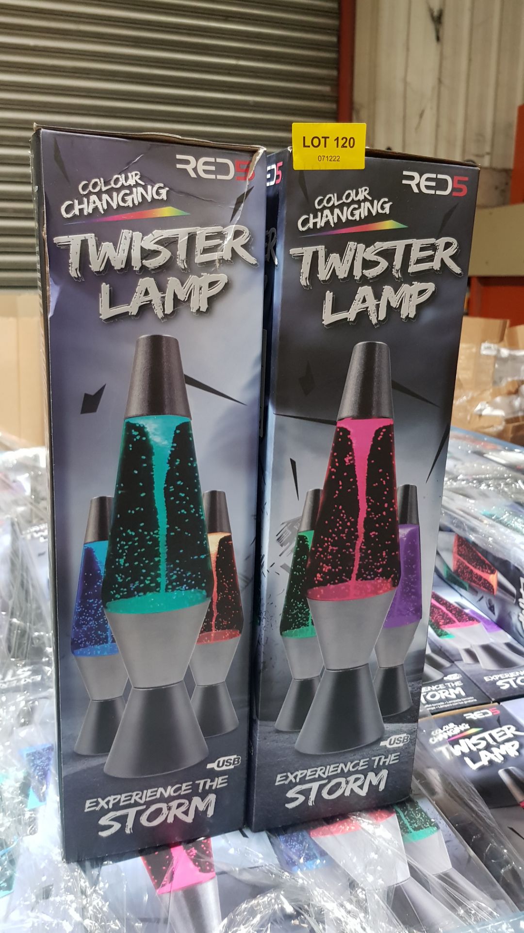 Title: (120/P) 10x Red5 Colour Changing Twister Lamp RRP £20 Each (All Units Have Return To - Image 5 of 5