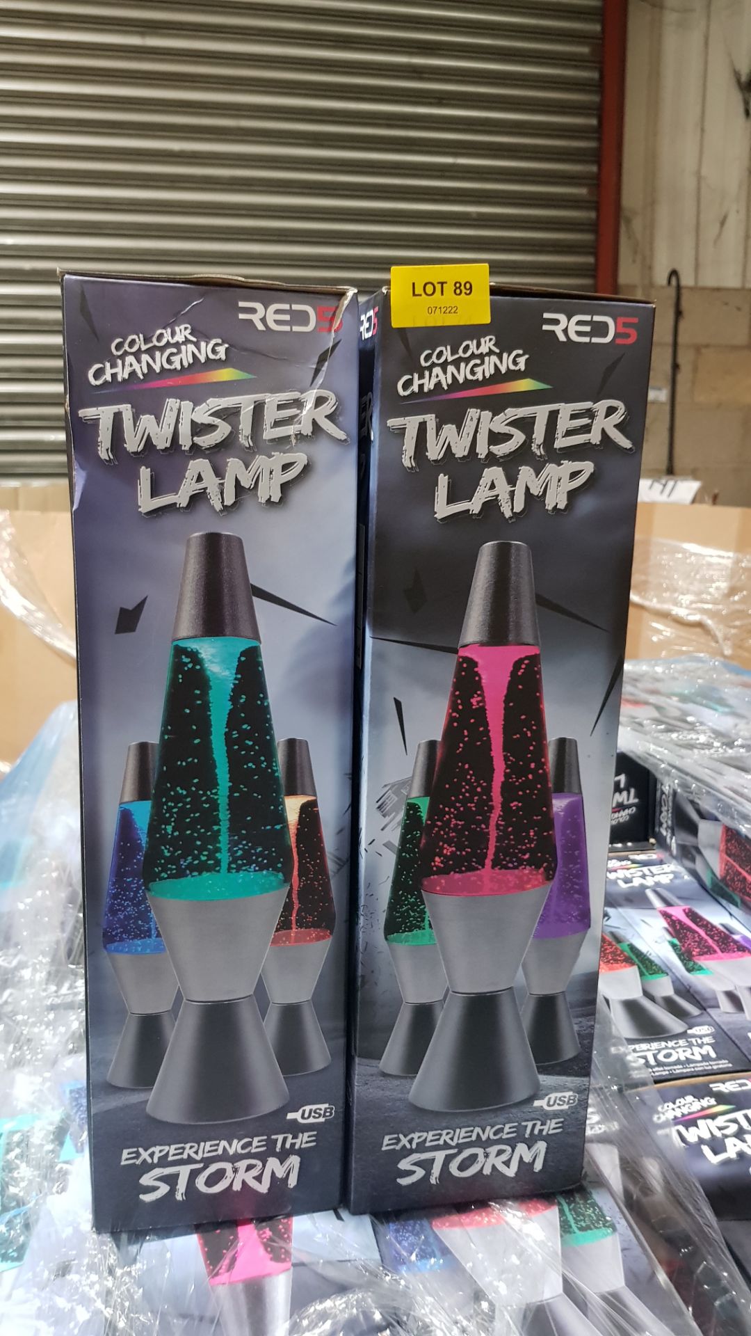 Title: (89/P) 10x Red5 Colour Changing Twister Lamp RRP £20 Each (All Units Have Return To - Image 5 of 5