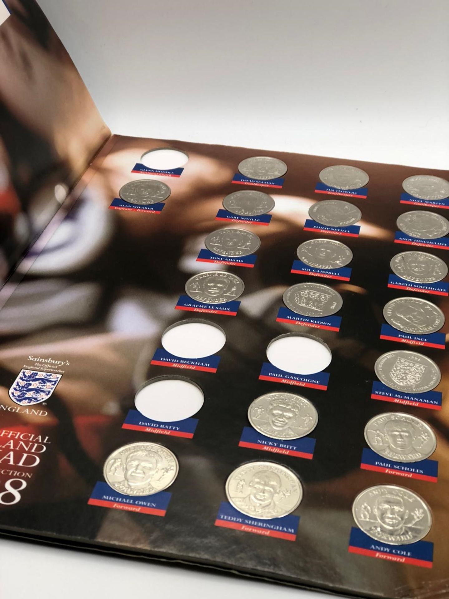 Collectable 1998 Medal Collection The Official England Football Squad - Image 3 of 4