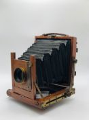 Antique 19th Century Folding Wooden Camera - Photography Collectors