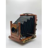 Antique 19th Century Folding Wooden Camera - Photography Collectors