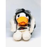 Rare Pilot Soft Toy Duck Metro a Furry Friend With Accessories Teddy Collectors