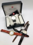 Mixed Lot of Watches, Philip Mercier , Services 50s-70s Collectors Enthusiasts