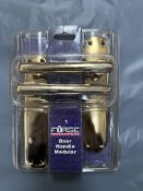 48 Sets Forge Modular Backplate Lever Latch Door Handles Brass FGEHLATMODBR RRP £14.99 per set