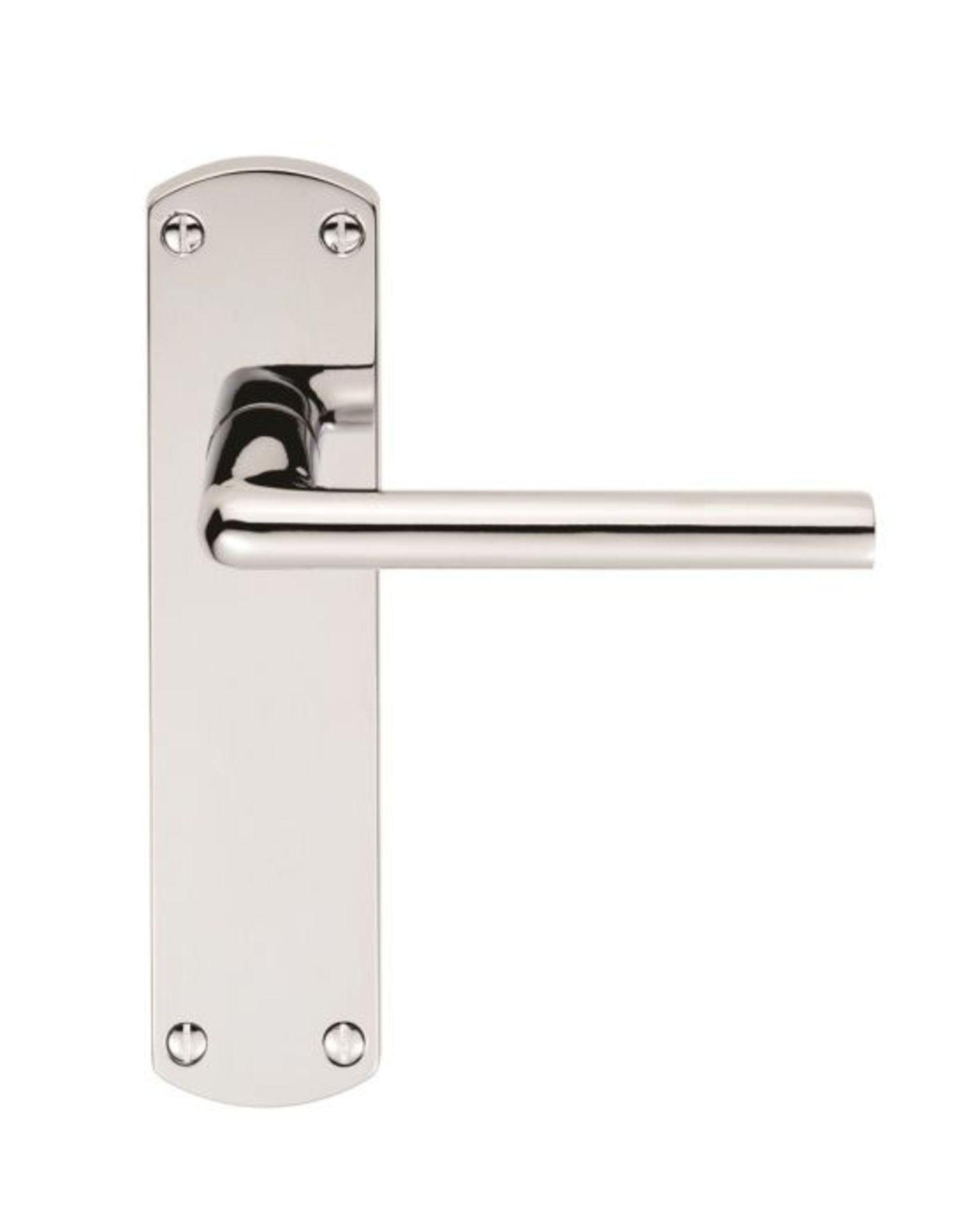 7 Sets of Carlisle Brass Serozzetta Uno Lever Latch Door Handles on Backplate Polished Chrome SZC... - Image 3 of 3