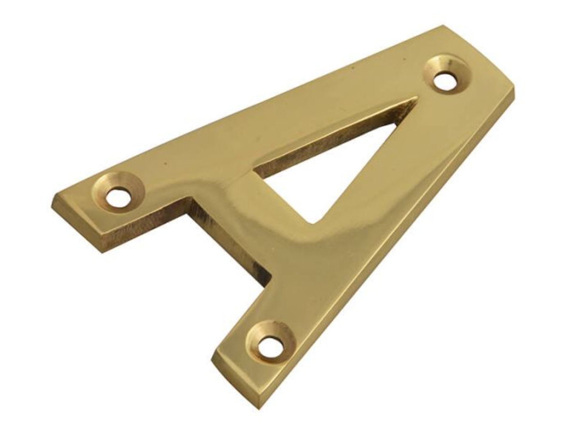 20 x Forge 75mm Brass Letter / Number A FGENUMABR75 RRP £2.25 each - Image 3 of 3