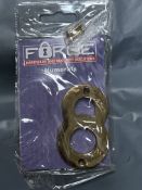 6 x Forge 75mm Brass Numeral / Number 8 FGENUM8BR75 RRP £2.25 each