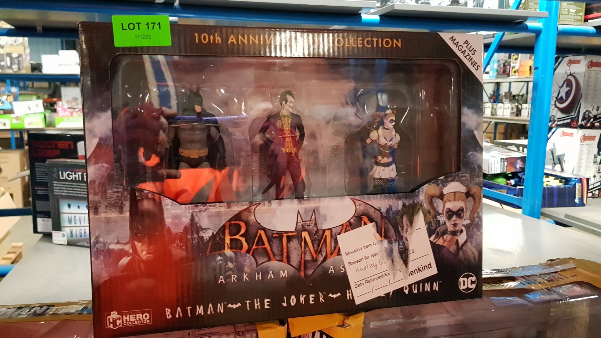 (171/7B) Lot RRP £149. 5x Items. 1x Batman Arkham Asylum 10 Year Anniversary 3 Figure Collection... - Image 11 of 16