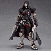 (182/7C) RRP £100. Overwatch Reaper Collectable 6 Inch Action Figure. (Unit Has Return To Manufac...