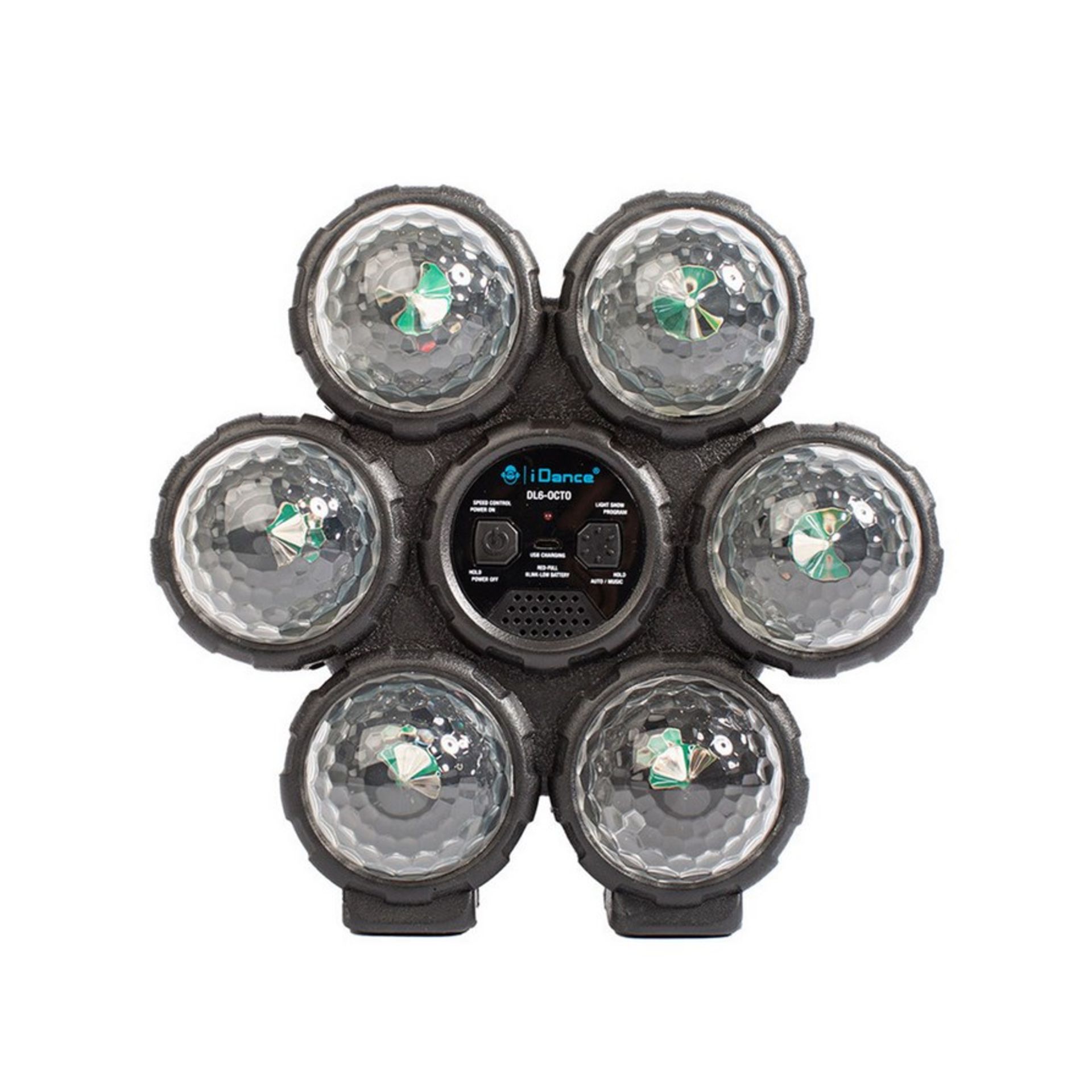 (85/R9) Lot RRP £150. 6x iDance Sound Activated Circle Disco Lights RRP £25 Each. (All Units Have... - Image 3 of 4