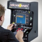 (1/9A) RRP £379. Mightymast Arcade Baby Arcade Machine With 99 Classic Arcade Games. (Main Body O...