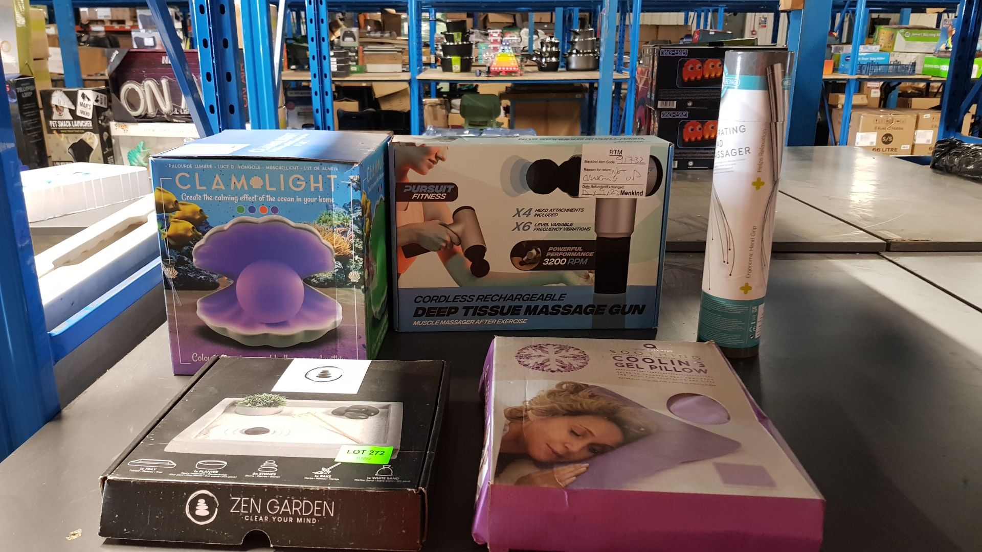 (272/7F) Lot RRP £106. 5x Items. 1x Colour Changing Clam Light RRP £18. 1x Zen Garden RRP £15. 1x... - Image 10 of 15