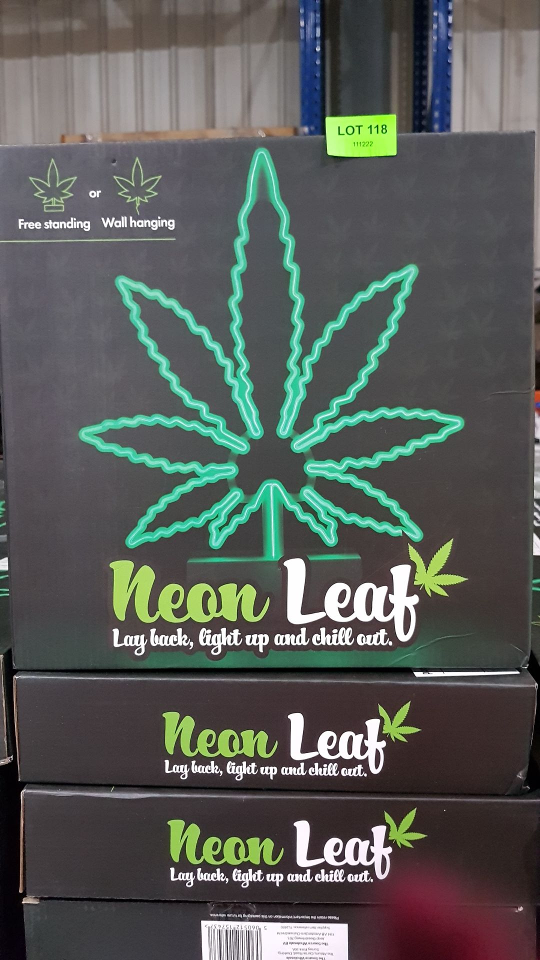 (118/R3) Lot RRP £180. 10x Neon Leaf Light RRP £18 Each. (All Units Have Return To Manufacturer S... - Image 5 of 5