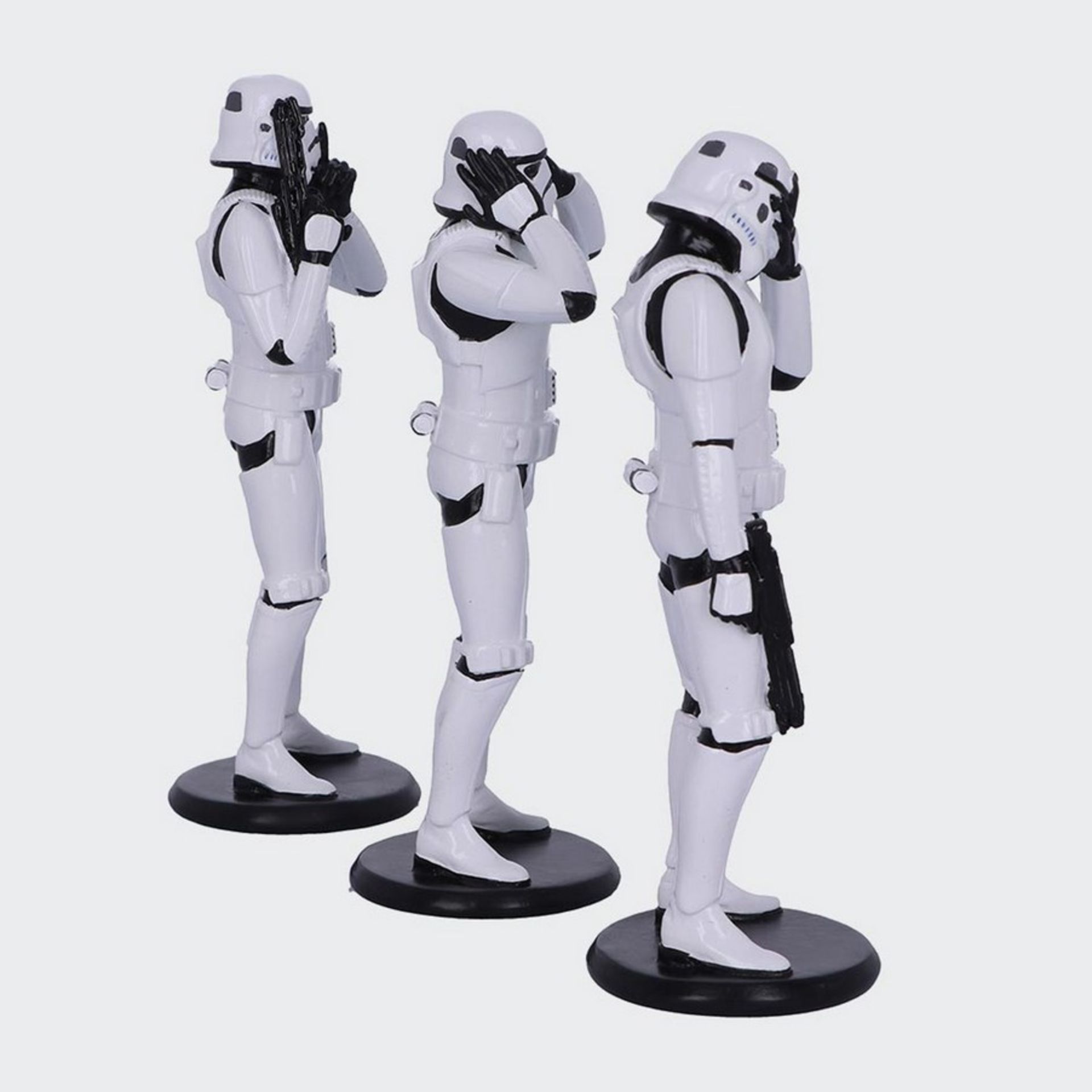 (25/R9) Lot RRP £120. 4x Three Wise Stormtroopers 5 Inch Standing Figures RRP £30 Each. (All Unit... - Image 5 of 7