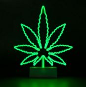 (58/R9) Lot RRP £180. 10x Neon Leaf Light RRP £18 Each. (All Units Have Return To Manufacturer St...