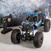 (289/10A) RRP £75. Red5 Remote Control Dune Buggy Blue 1:10 Scale Climbing Car. (Unit Has Return...