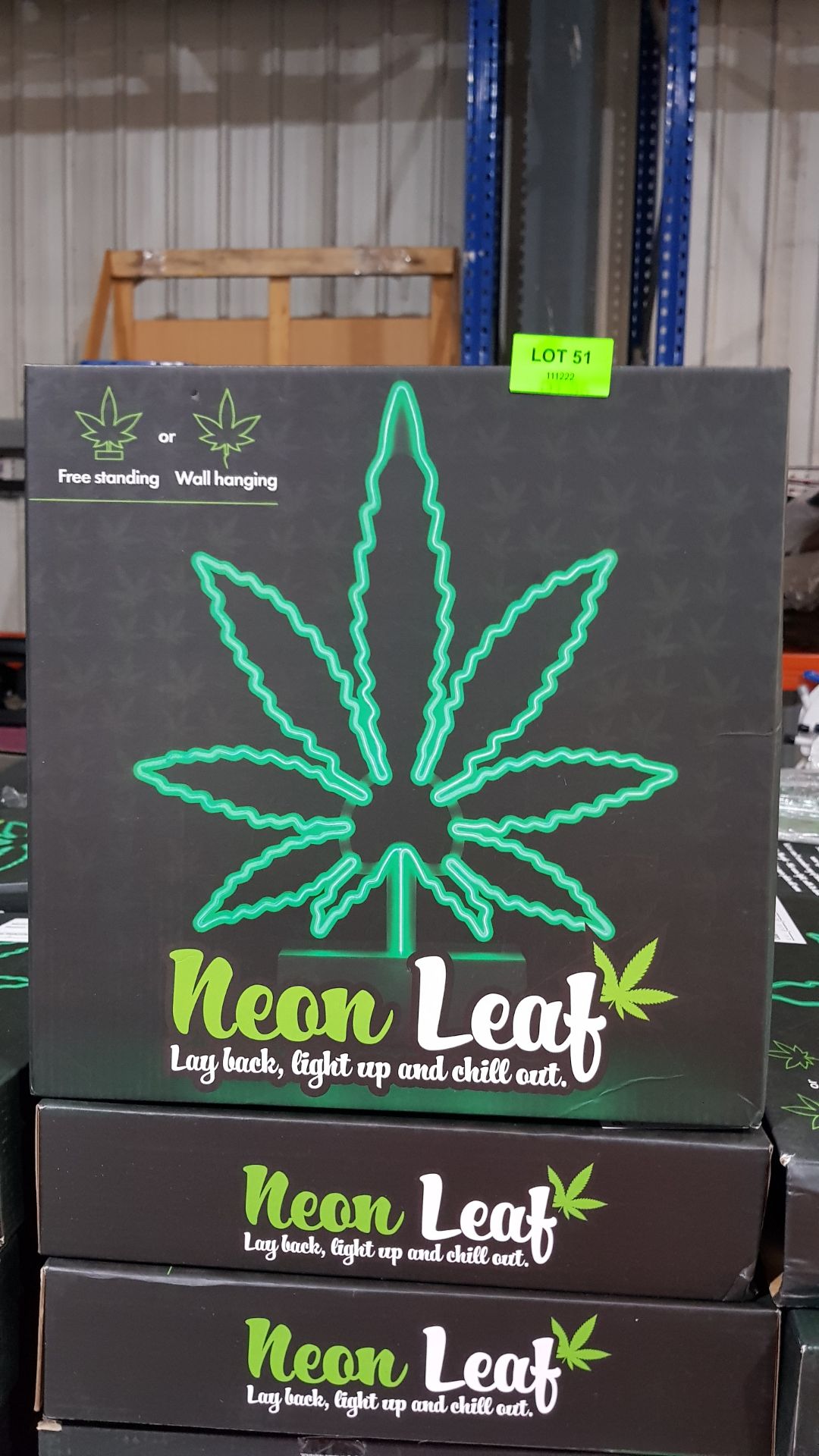 (51/R9) Lot RRP £180. 10x Neon Leaf Light RRP £18 Each. (All Units Have Return To Manufacturer St... - Image 5 of 5