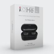 (253/R9) Lot RRP £175. 7x He Pro Premium Wireless Earbuds Black RRP £25 Each. (All Units Have Ret...